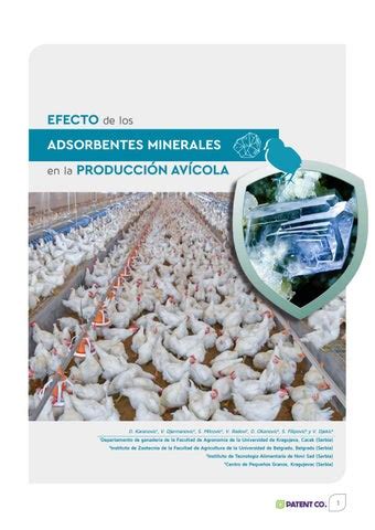 EFECTO de los ADSORBENTES MINERALES en la PRODUCCIÓN AVÍCOLA by