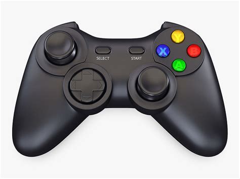 Generic Video Game Controller M 2 3d Model Cgtrader