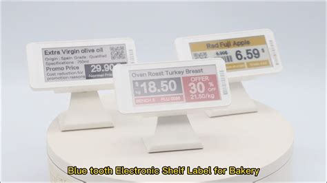 Esl Supermarket E Ink Digital Price Tag Electronic Shelf Label