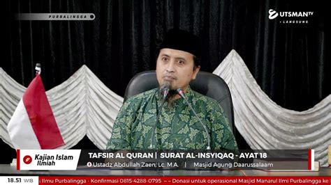 Live Keutamaan Orang Yang Anaknya Meninggal Hadits No 145 Ustadz Abdullah Zaen Lc M A