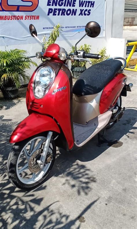 Honda Scoopy Red Motorbikes Motorbikes For Sale On Carousell