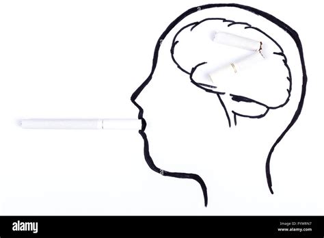 Smoking Hand Drawing Cut Out Stock Images And Pictures Alamy