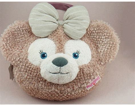 Anime Cm Duffy Bear Shelliemay Bear Face Plush Soft Hand Bag Tote Bag