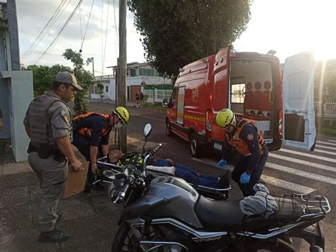 Motociclista fica ferido em acidente Estância Velha Notícias