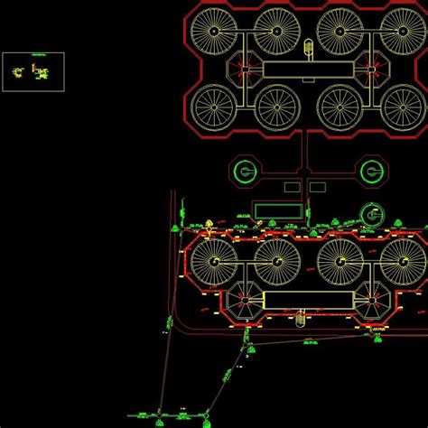 Proyecto Digestores Planta Depuradora Parte Dwg Block For Autocad