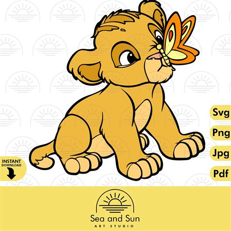 Lion King Vector Svg Simba Disneyland Ears Svg Png The Lion Etsy