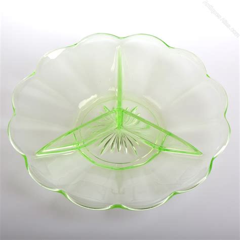 Antiques Atlas Vintage Uranium Green Glass Dish