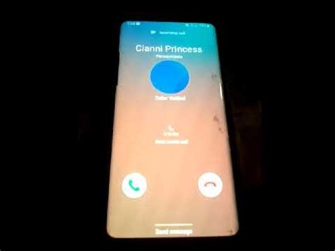 Samsung Galaxy S9 Incoming Call YouTube