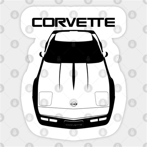 Corvette C4 C4 Sticker Teepublic