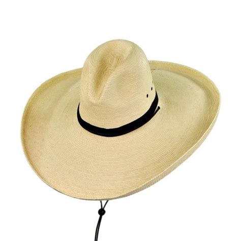 Sunbody Hats Gus Wide Brim Guatemalan Palm Leaf Straw Hat Mens Straw