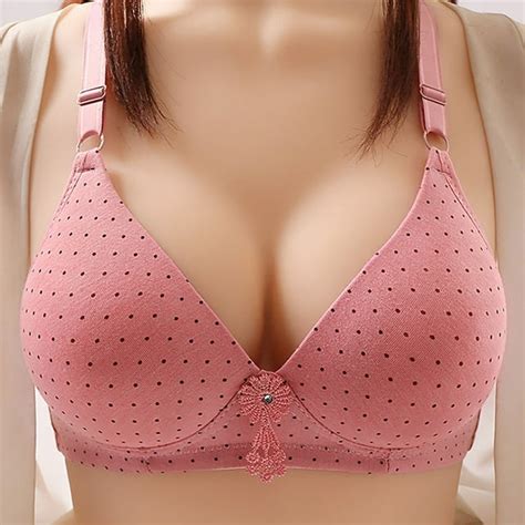 Hcuribad Bras For Women Ladies Sexy Lingerie Removable Bra Padded Bra Push Up Breathable Women