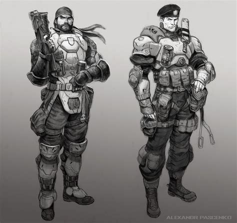 Mercs Bm By AlexPascenko On DeviantART Character Design Sci Fi