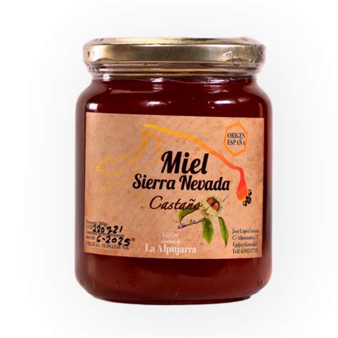 MIEL 500gr CASTAÑO Sabores Alpujarra