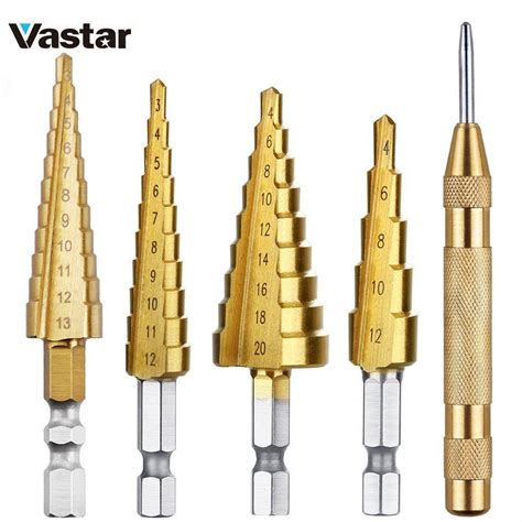 Vastar Hss Steel Titanium Step Core Brocas Mm Mm Mm Step