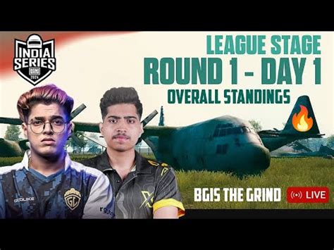 BGIS POINTS TABLE Round 1 Day 1 Group 1 2 The Grind Bgmi