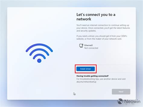 Windows Build Now Lets You Install Network Drivers During The