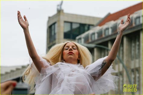 Lady Gaga Covers Naked Body With Sheer Cover Up In Berlin Photo Lady Gaga Naked