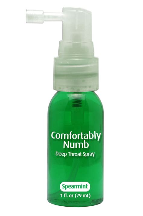 Comfortably Numb Deep Throat Spray Spearmint