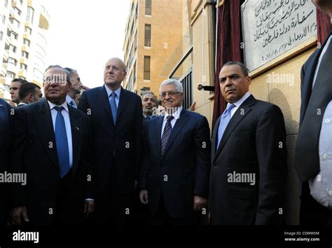 Palestinian President Mahmud Abbas Attends The Inauguration Of The Palestinian Embassy In Beirut