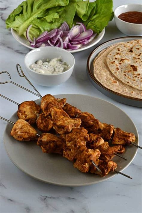 Easy Chicken Tikka Wraps Hint Of Healthy