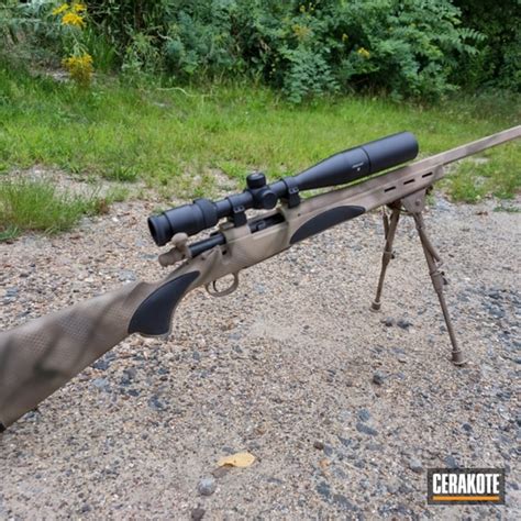 Remington 700 Cerakoted Using Desert Sand Patriot Brown And Coyote Tan Cerakote