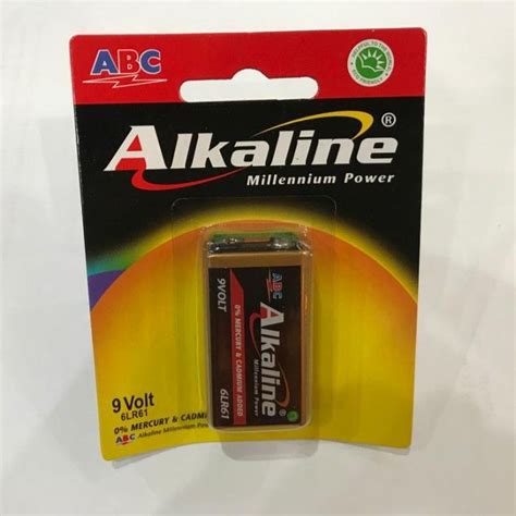 ABC ALKALINE Battery 9V Baterai 9V Kotak Baterai Mic GROSIR