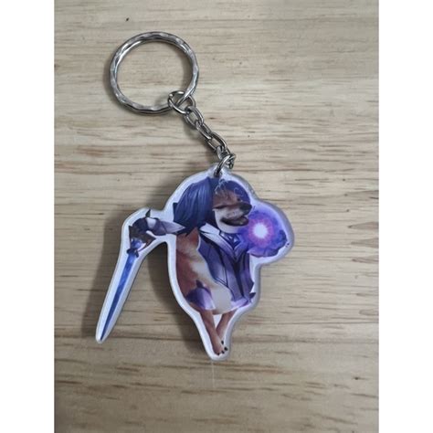 Móc khoá Cheems cưởi xe mẫu hot móc khoá mica Shopee Việt Nam