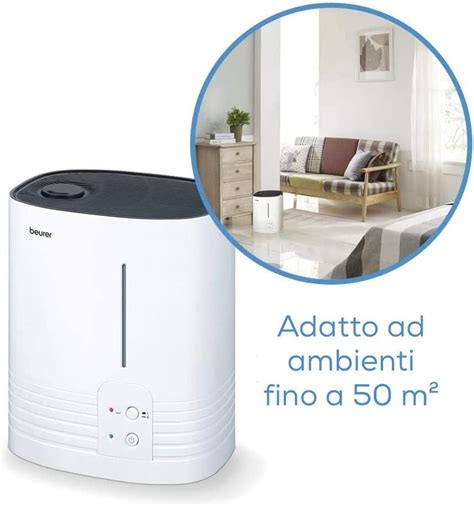Beurer LB 55 Umidificatore con Tecnologia ad Evaporazione di Acqua ...