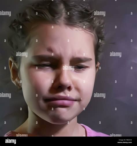 Young Child Weep Stock Vector Images Alamy