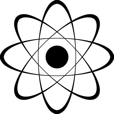 Clipart - Stylized atom