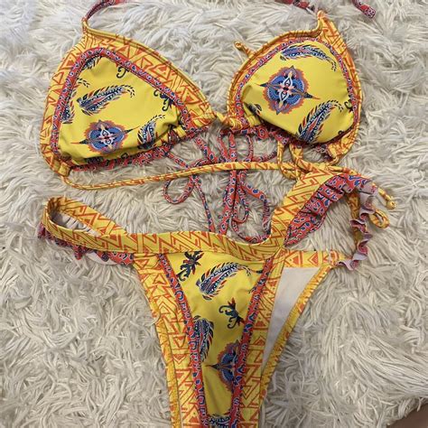 Super Cute Bikini Originally 25 Worn Twice Super Depop