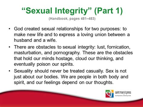 Christian Morality And Social Justice Chapter 44 Respecting Sexuality Ppt Video Online Download