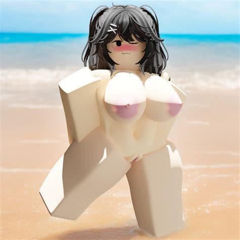 Rule 34 1girls 3d 3d Artwork 3 Arms Behind Head Beach Black Hair Blush Completely Nude