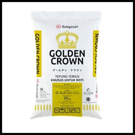 Jual GOLDEN CROWN TEPUNG TERIGU KHUSUS UNTUK ROTI 25 KG Shopee Indonesia