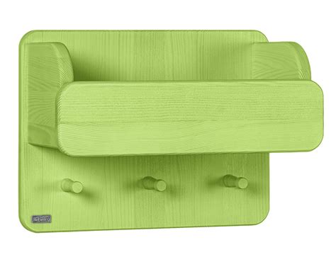 Laura Garderobe Mit Ordnungsfach Und Motivstecker Massivholz Kiefer