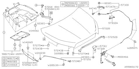 Subaru Outback Flat L L Bean Wagon Hood Complete Front Hood