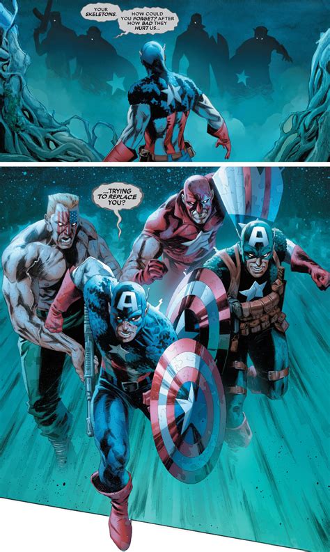 Captain America In Avengers Curse Of The Man Thing 1 2021 By