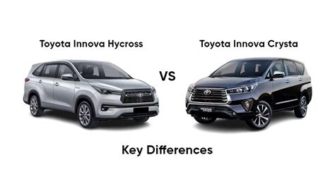 Toyota Innova Hycross Vs Toyota Innova Crysta Key Difference Carlelo