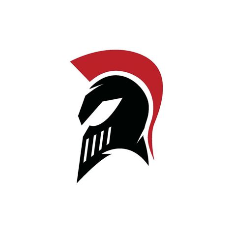 Spartan helmet logo template 32235533 Vector Art at Vecteezy