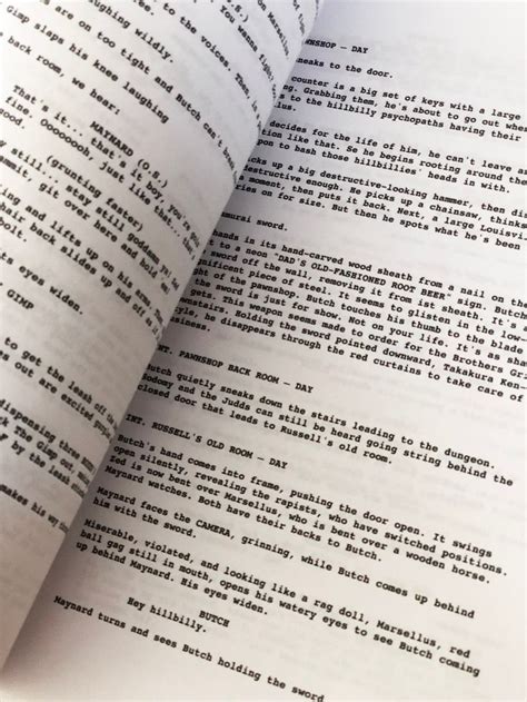 Pulp Fiction Movie Script Etsy Pulp Fiction Fiction Movies Movie