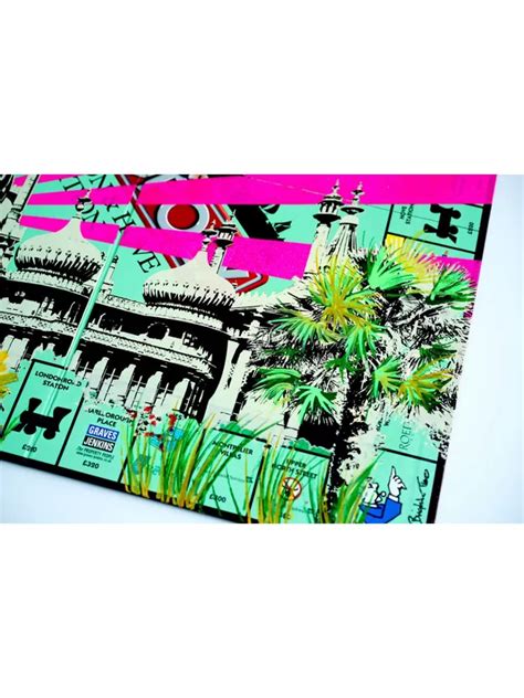 Blooming Brighton And Hove Monopoly Board Print Holly And Co