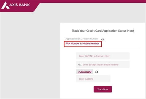 Axis Bank Credit Card Track How To Track Axis Credit Card Application