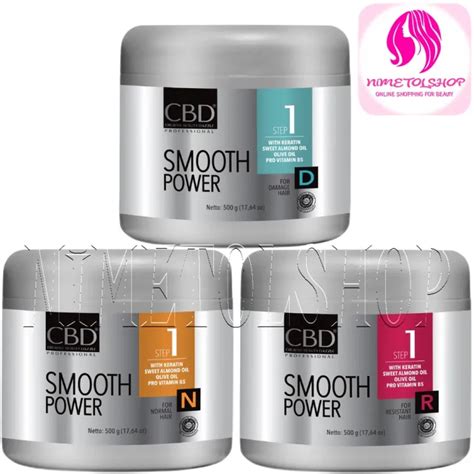 CBD Smooth Power 500gr STEP 1 Smoothing Keratin Obat Smothing Rebonding