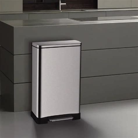 Rectangular Stainless Steel Pedal Bins