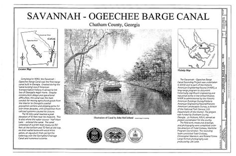 Title Sheet Locator Map Vicinity Map Savannah Ogeechee Barge