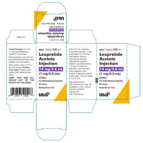 Dailymed Leuprolide Acetate Kit