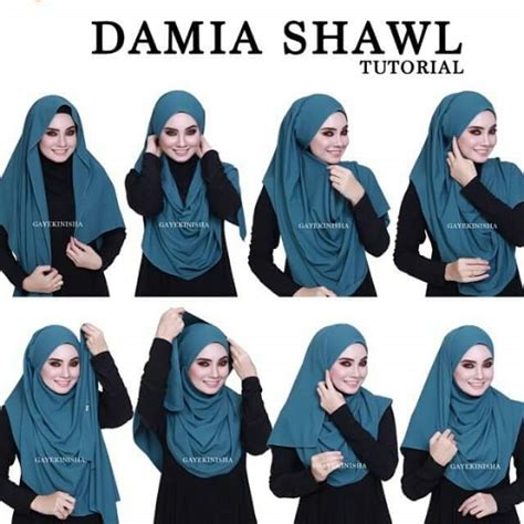 7 Cara Pakai Shawl Cantik Dan Kemas Wajib Cuba Bidadarimy