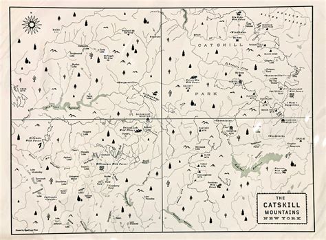 Catskills map – Archie's Press