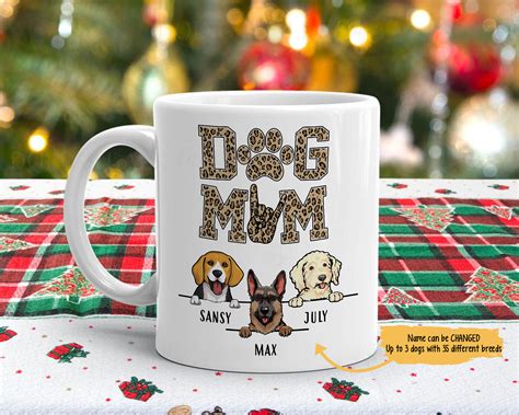 Dog Mom Mug Funny Mug Dog Lover T Custom Mug Dog Mug Etsy