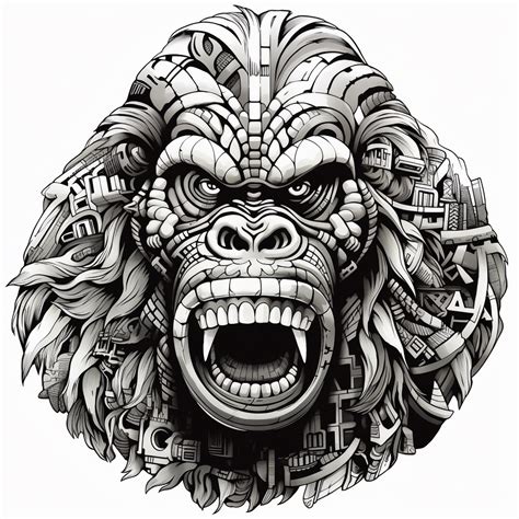 Desenho 48 De King Kong Para Colorir